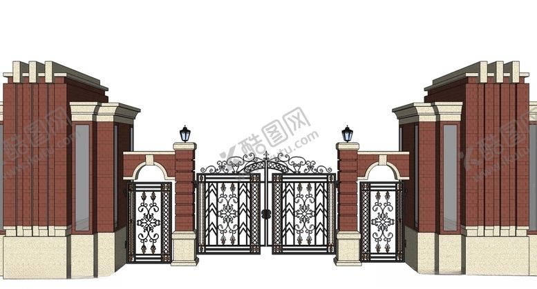 编号：11543909241655212662【酷图网】源文件下载-欧式大门