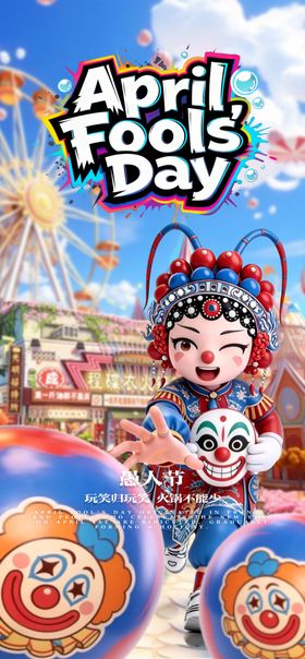 愚人节海报