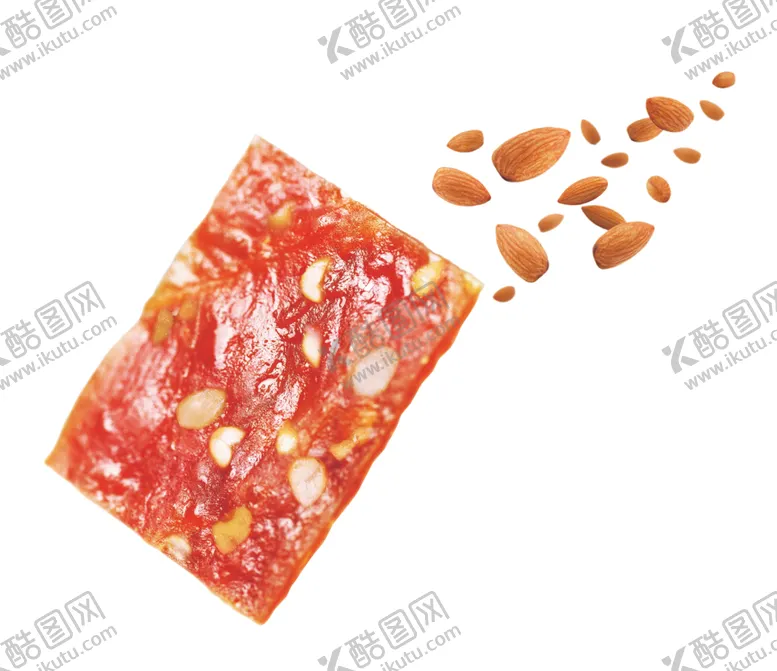 杏仁猪肉铺葵干海苔核桃