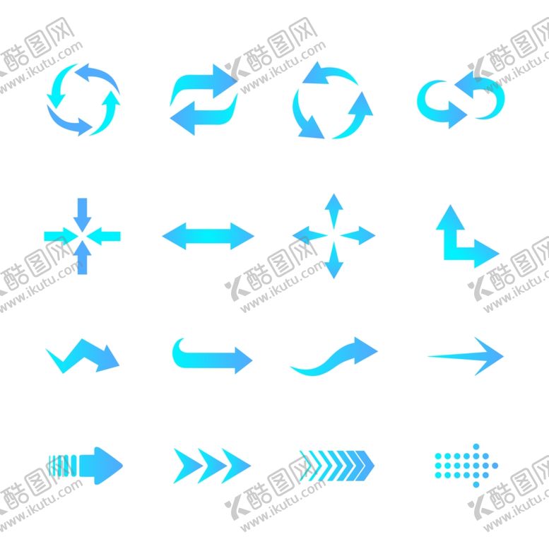编号：33839502130312395122【酷图网】源文件下载-各种箭头图片