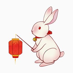 中秋玉兔月饼团圆神话金