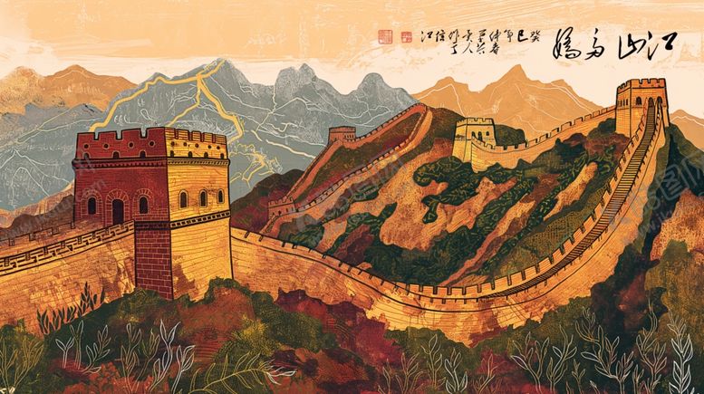 编号：93912502102352135906【酷图网】源文件下载-长城