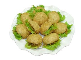 黄金小饼夹咸菜
