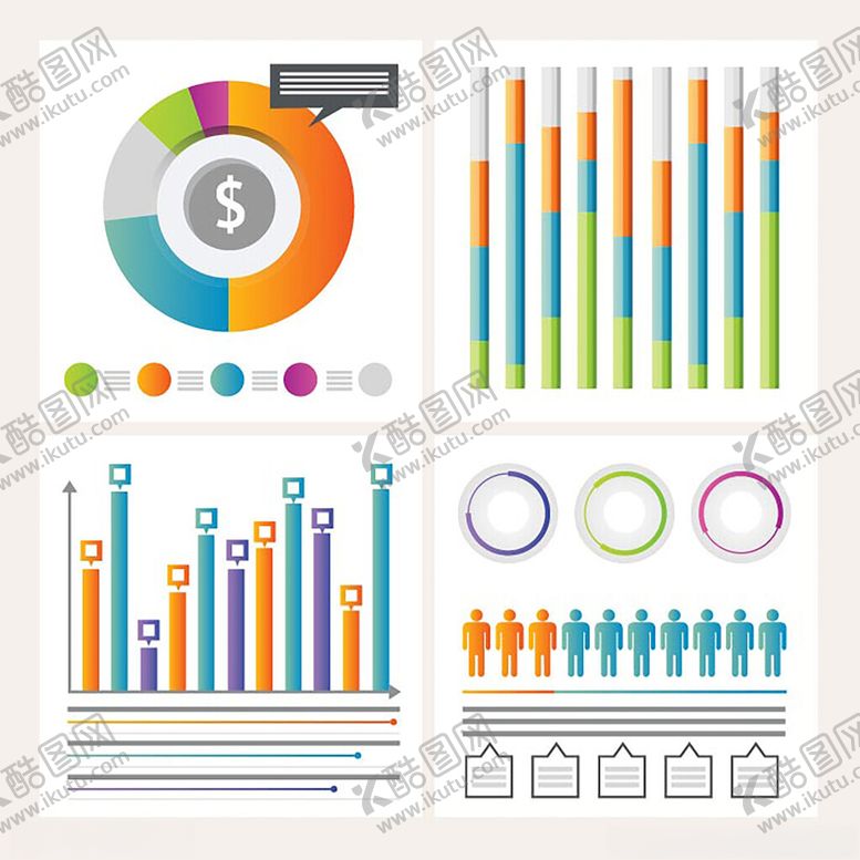 编号：38428111211201538723【酷图网】源文件下载-多样商务图表与数据元素