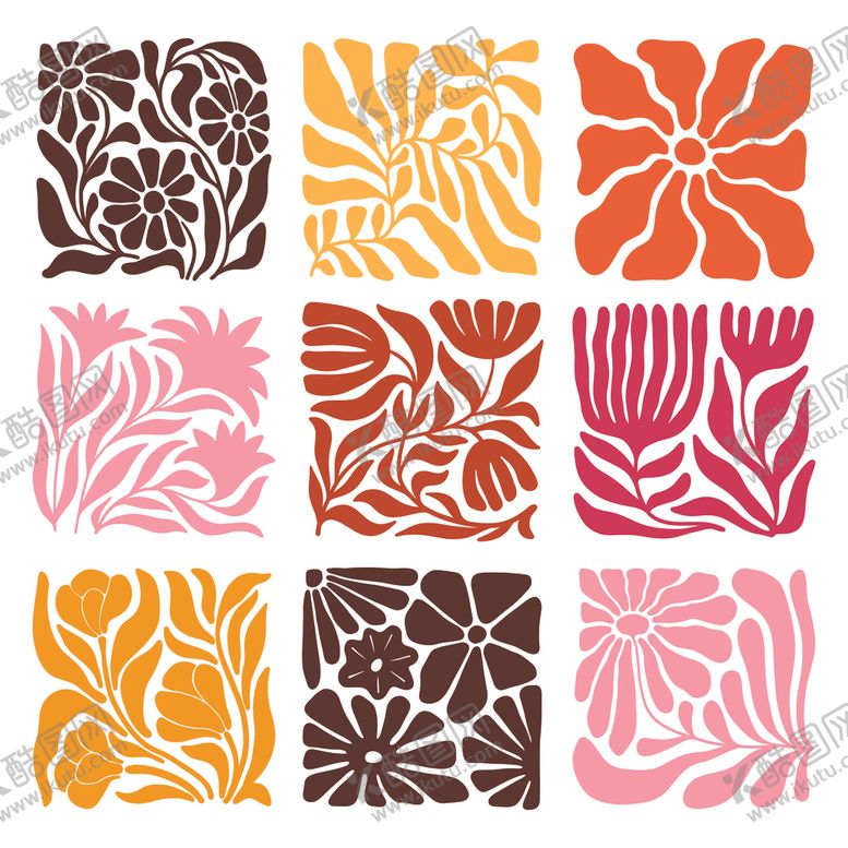 编号：19316704060125157426【酷图网】源文件下载-花卉图案