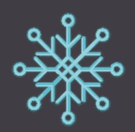 霓虹灯雪花