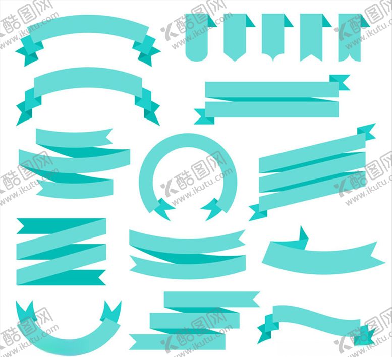 编号：24272410051943338757【酷图网】源文件下载-矢量丝带标签