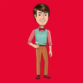 手绘男人男孩动画卡通动画