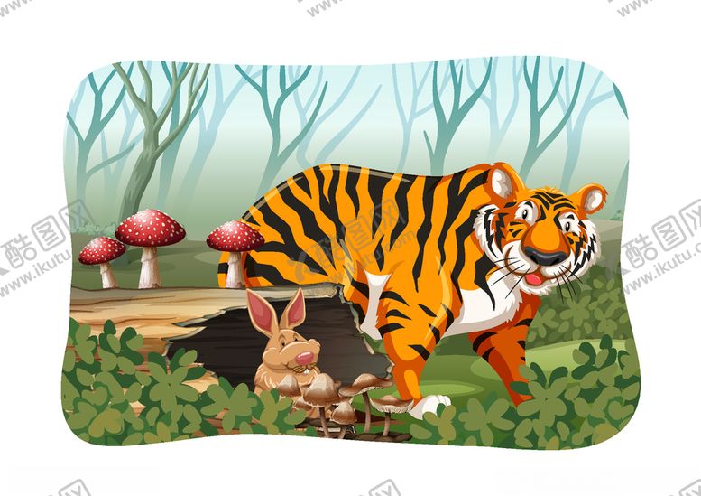 编号：33284310130849083545【酷图网】源文件下载-老虎