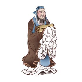 国学人物插画