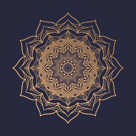 曼陀罗万花筒图案