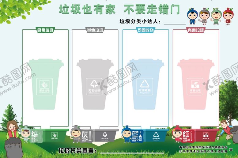 编号：83393010241445065184【酷图网】源文件下载-垃圾分类小能手
