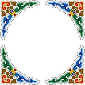 彩色祥云元素
