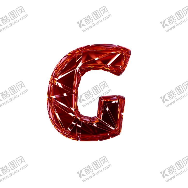 编号：70361206291027416148【酷图网】源文件下载-破碎3D字G