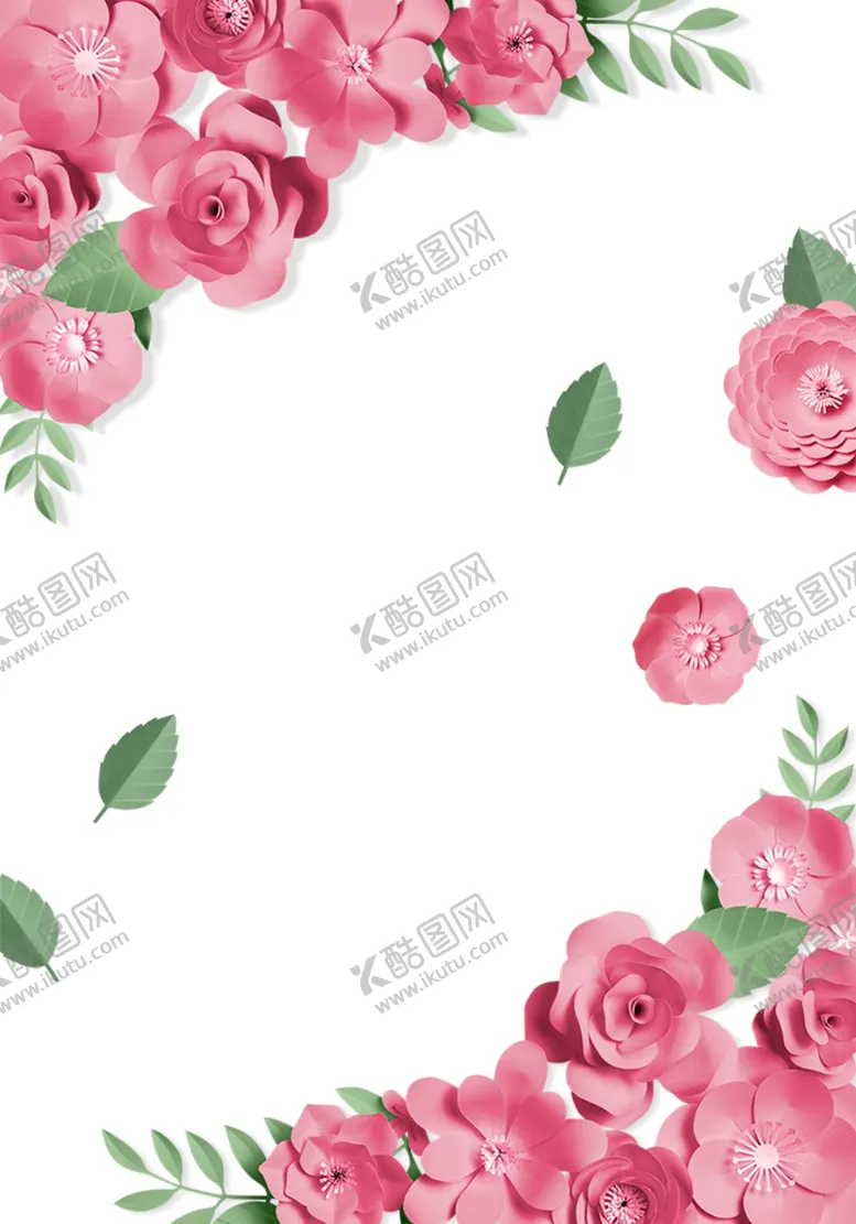 编号：45708303310210368217【酷图网】源文件下载-玫瑰花边框