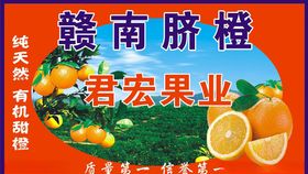赣南脐橙标签
