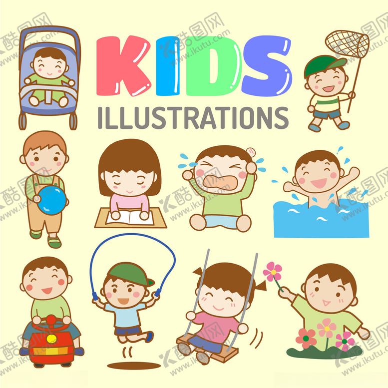 编号：93691111020152187973【酷图网】源文件下载-儿童插画集