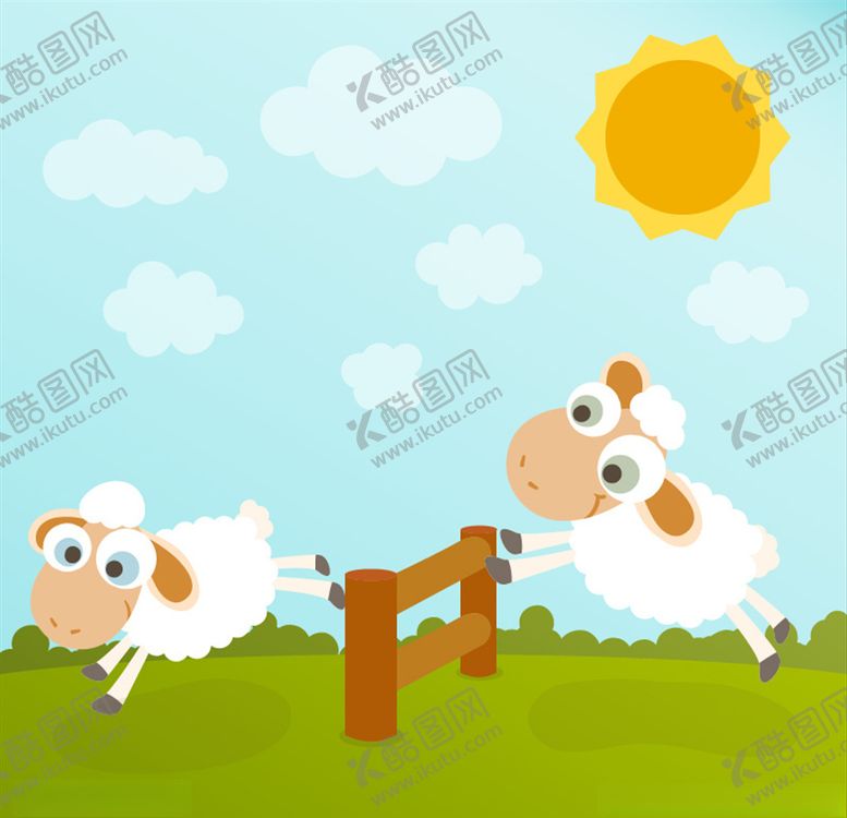 编号：18595305062209312902【酷图网】源文件下载-卡通羊