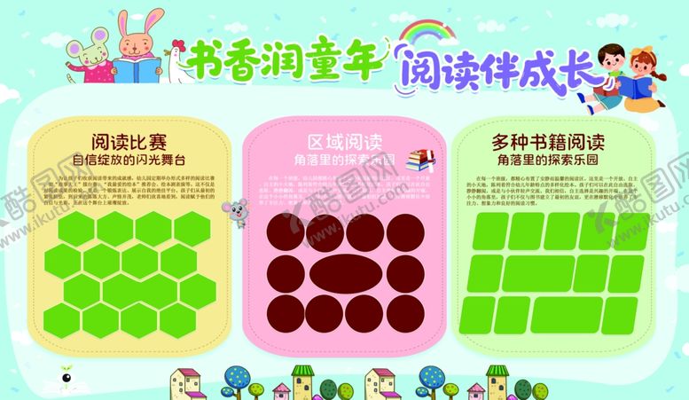 编号：29074504021142191101【酷图网】源文件下载-幼儿园展板