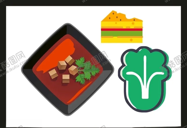 编号：80256603312321443110【酷图网】源文件下载-卡通美食餐饮