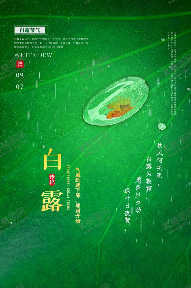 编号：64183506270541051630【酷图网】源文件下载-白露