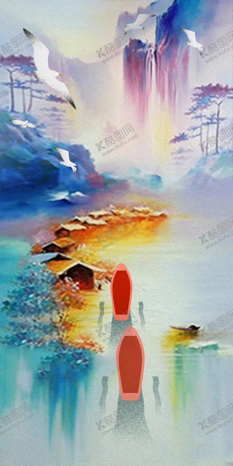 编号：46193204062008198897【酷图网】源文件下载-山水画
