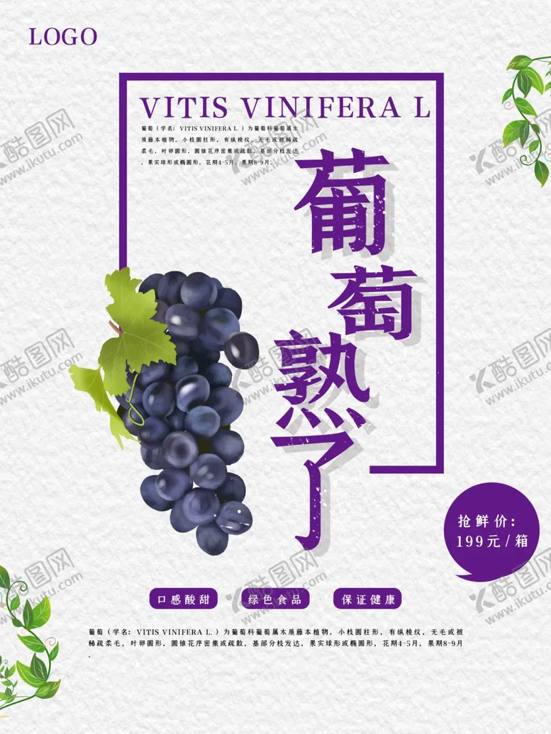 编号：30820806290050552903【酷图网】源文件下载-葡萄熟了