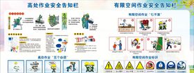 高处作业宣传栏