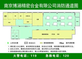 博涵精密合金消防通道图