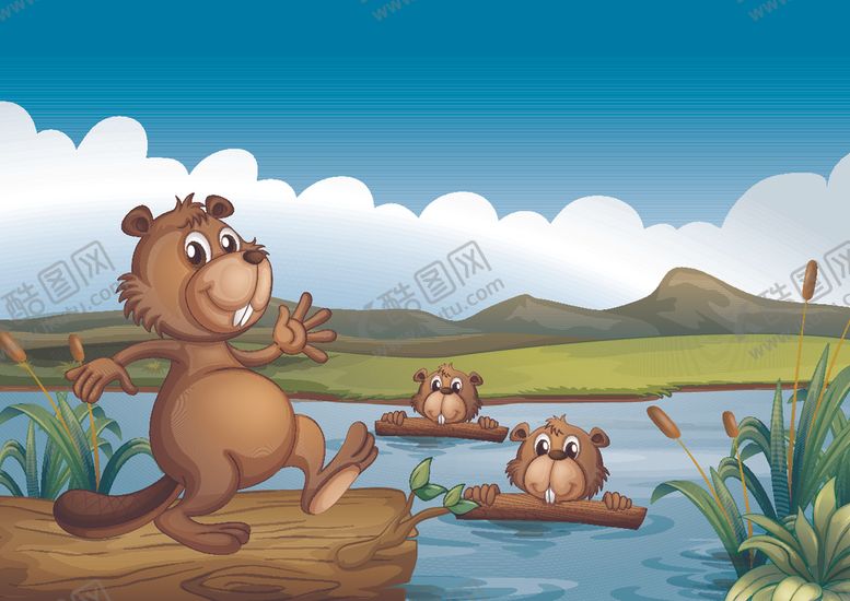 编号：70475109291000598477【酷图网】源文件下载-卡通熊插画