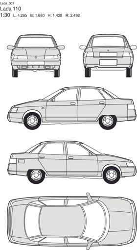 手绘汽车