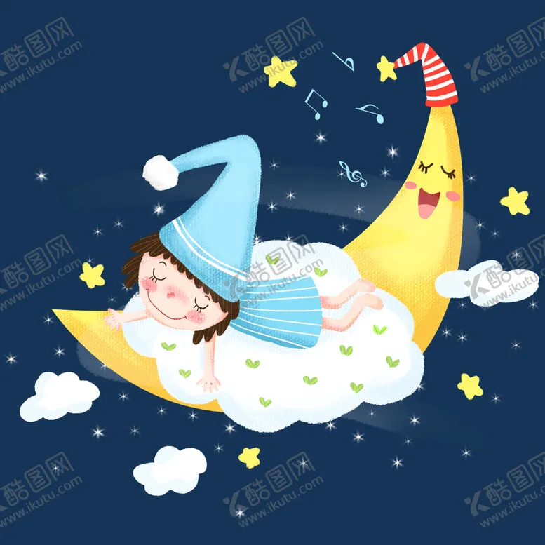 编号：52081909150329120143【酷图网】源文件下载-卡通月亮