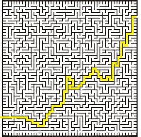迷宫带正确路线