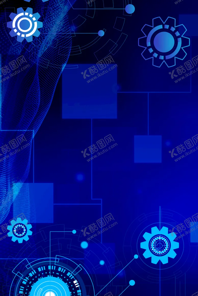 编号：85946309210033151945【酷图网】源文件下载-蓝色科技感背景