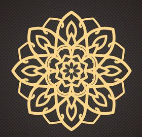 黑金花纹