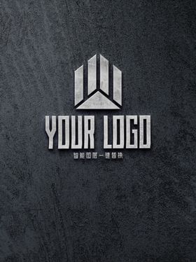 质感印金效果logo样机