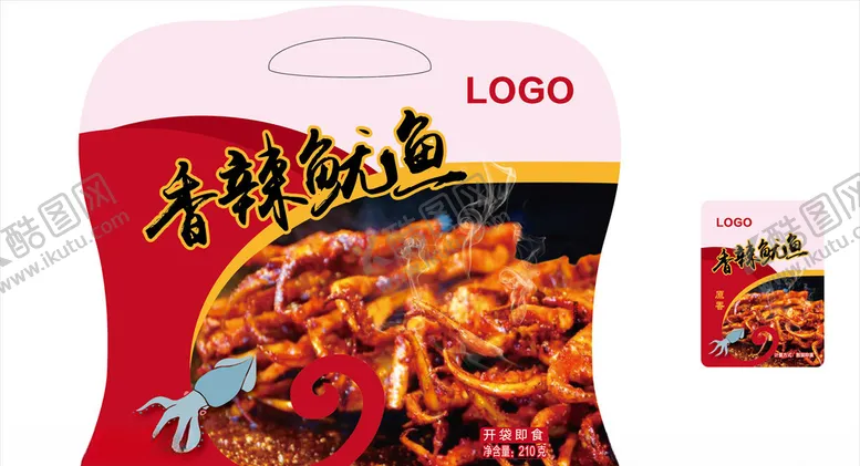 编号：32250505130554591961【酷图网】源文件下载-香辣鱿鱼
