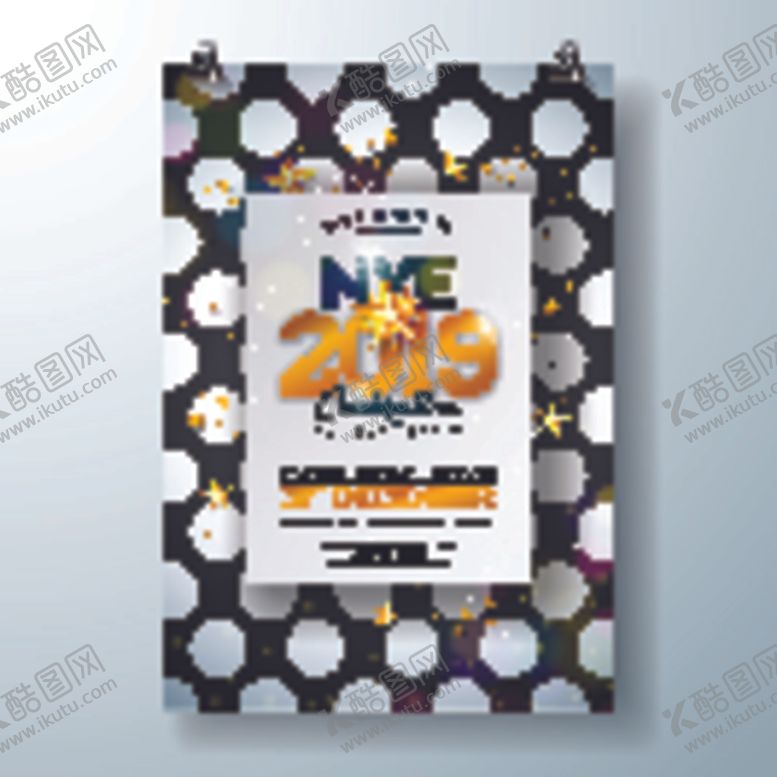 编号：64549009100206573019【酷图网】源文件下载-新年海报模板