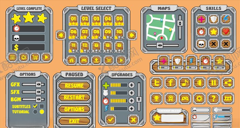 编号：47133811011019495818【酷图网】源文件下载-游戏界面