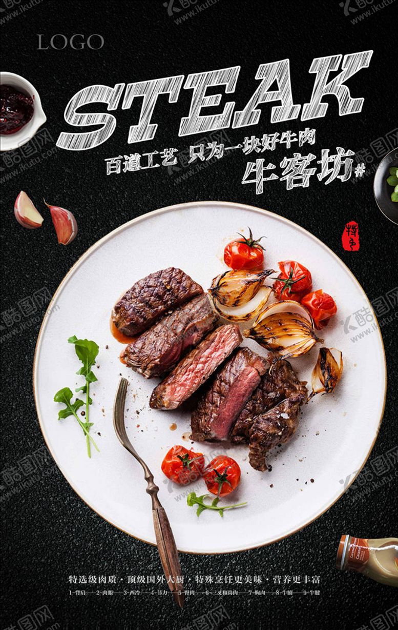 编号：79382204192114412160【酷图网】源文件下载-牛排海报