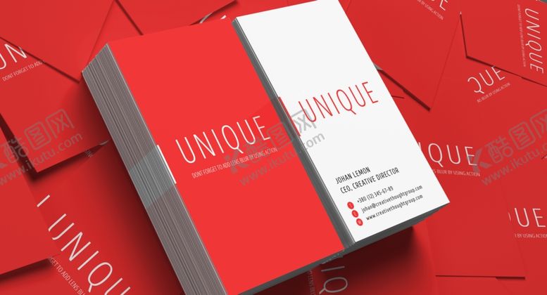 编号：41269809300722082928【酷图网】源文件下载-卡片贴图样机