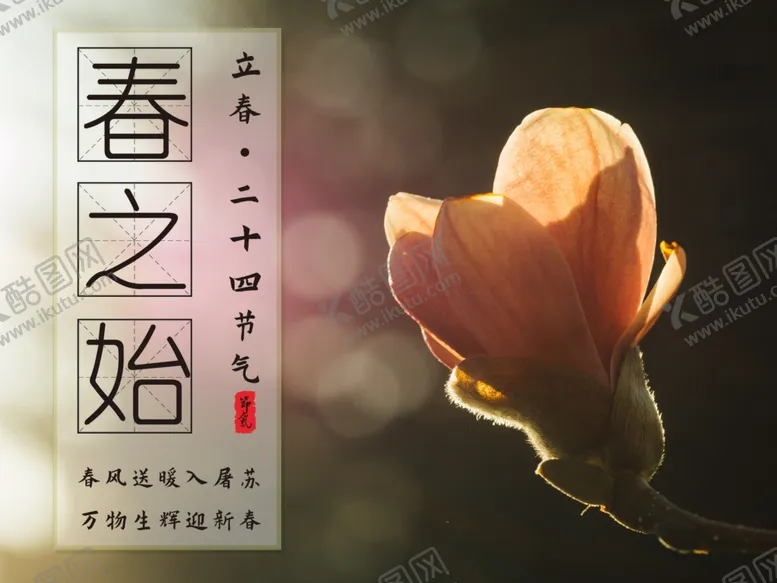 编号：71636003061919472553【酷图网】源文件下载-立春海报