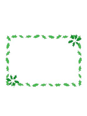 绿色边框