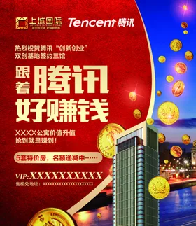 商业地产公寓商铺招商沿街商铺海报