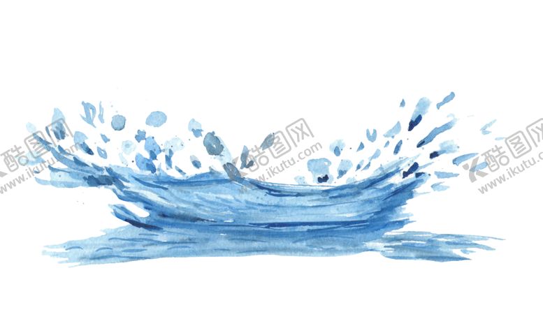 编号：16494910300930081955【酷图网】源文件下载-水波水花装饰图案