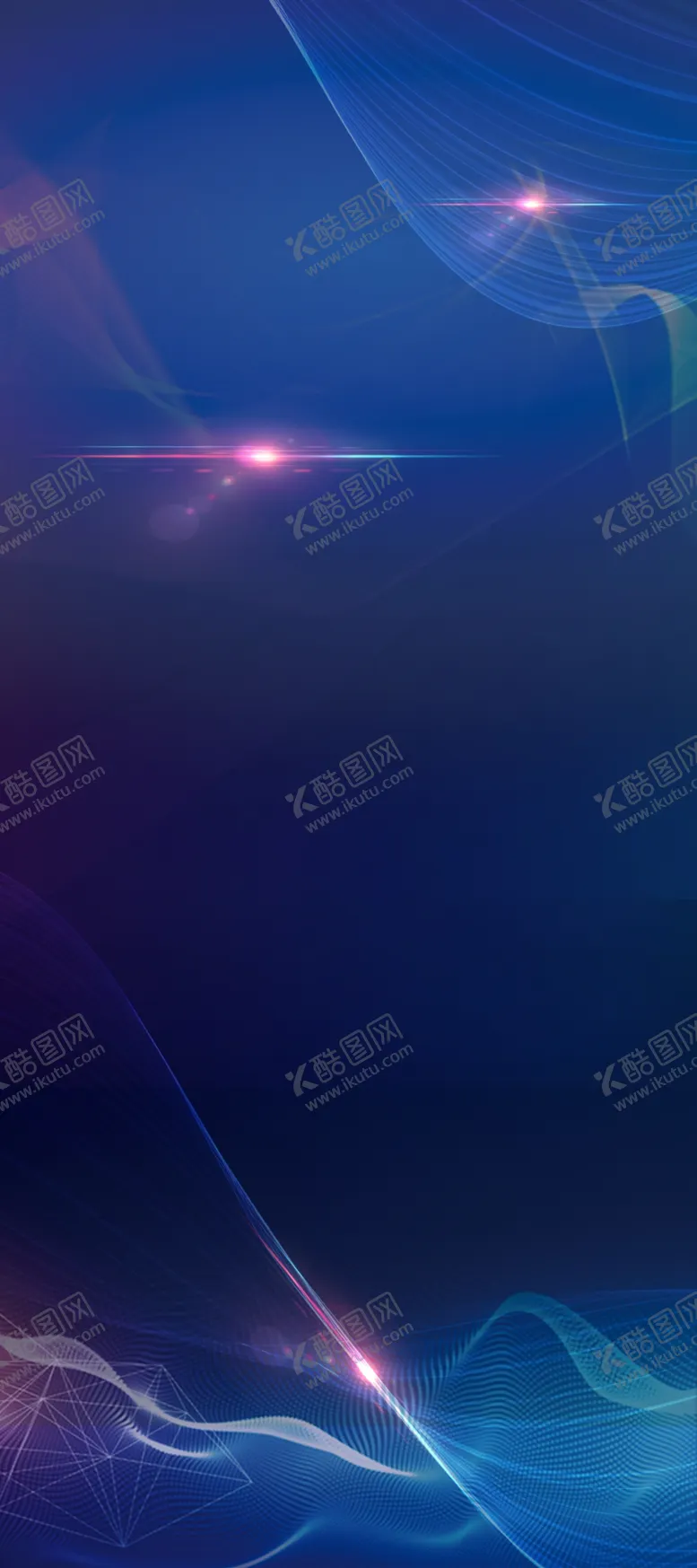 编号：81225005110335395767【酷图网】源文件下载-蓝色展架背景