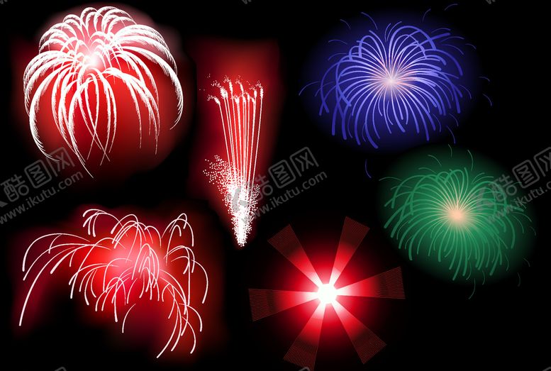 编号：67751310292053401254【酷图网】源文件下载-烟花元素