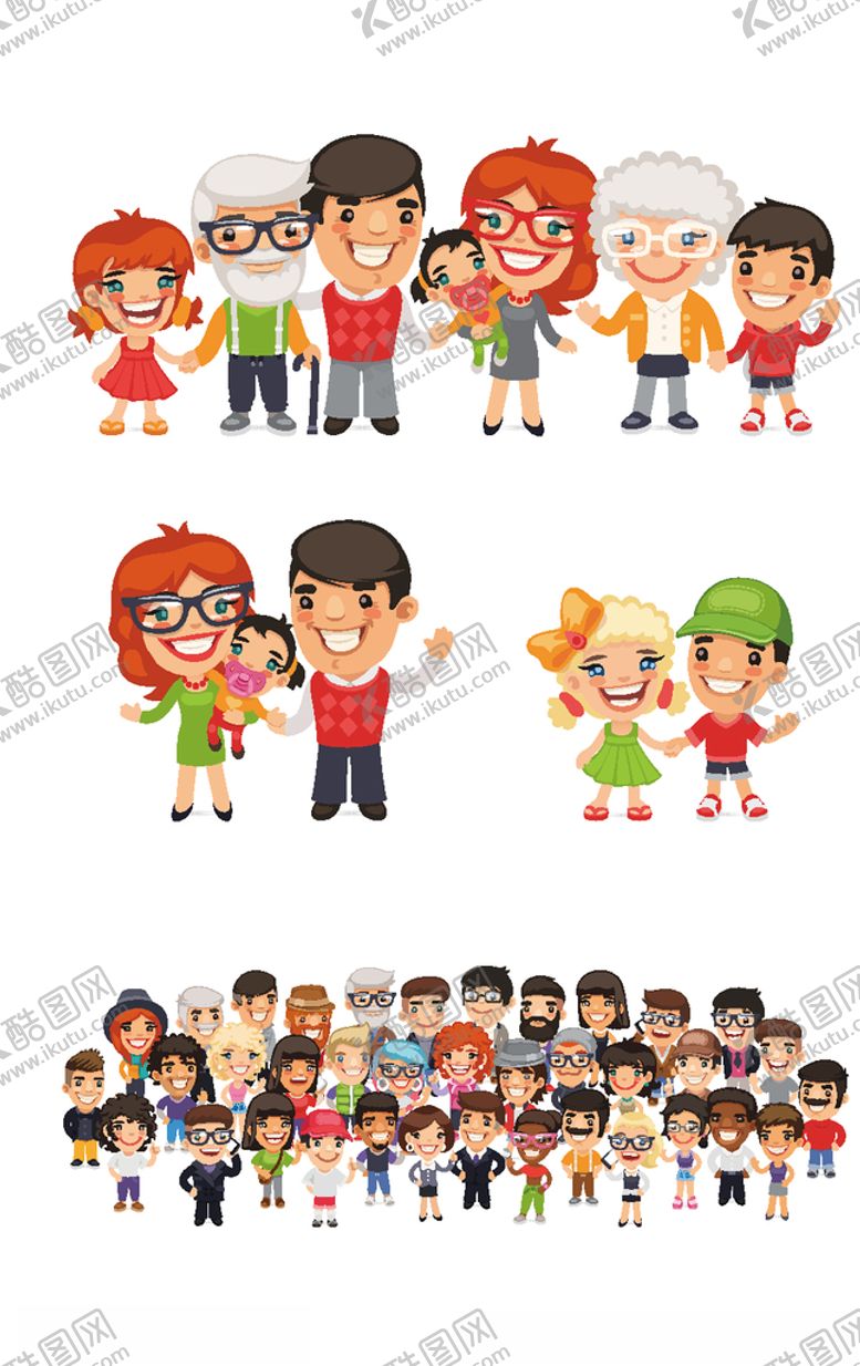 编号：61805809161446355830【酷图网】源文件下载-职业卡通人物