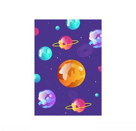 卡通星球背景