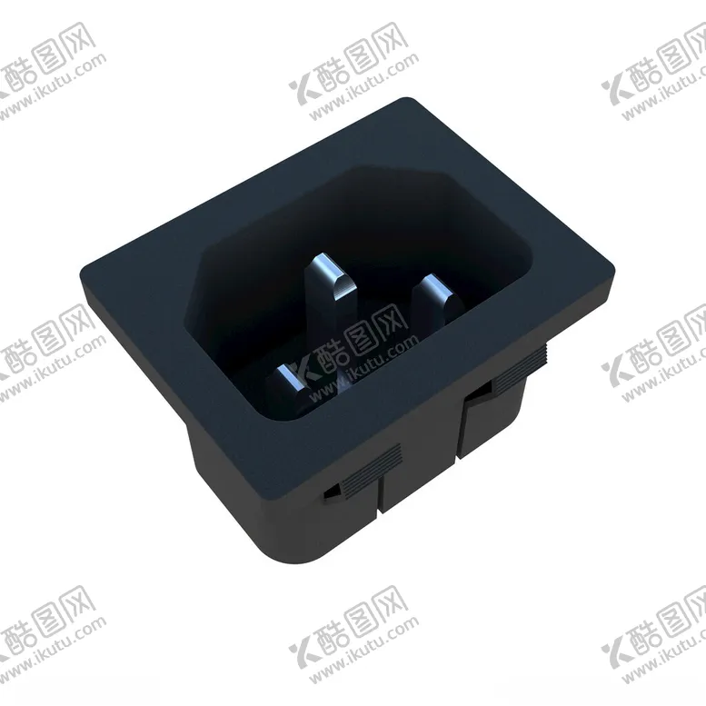 编号：63491502031433584323【酷图网】源文件下载-三芯电源插座SU模型